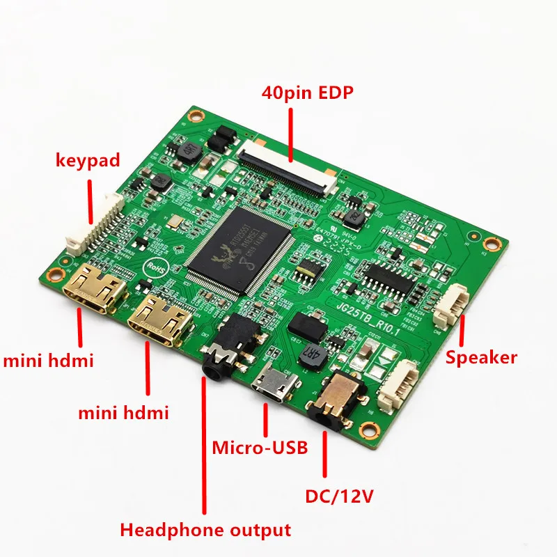 EDP LCD Controller Board HDMI Portable display LCD controller board For N173HCE-G33 1920x1080 40pin 144HZ EDP notebook LCD panel