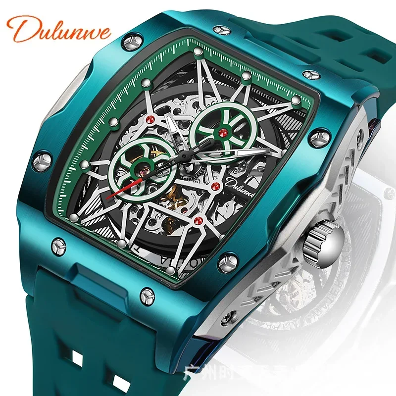 

Wine Barrel Men's High-end Tourbillon Automatic Mechanical Watch Full Hollow-out Men's Business Waterproof Sports Watch