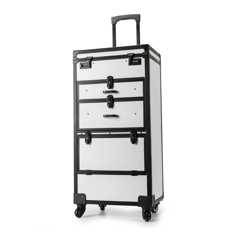 Hairdresser's Kit Cosmetologist Oversized Travel Case Stylist Large Work Case Double Code Case