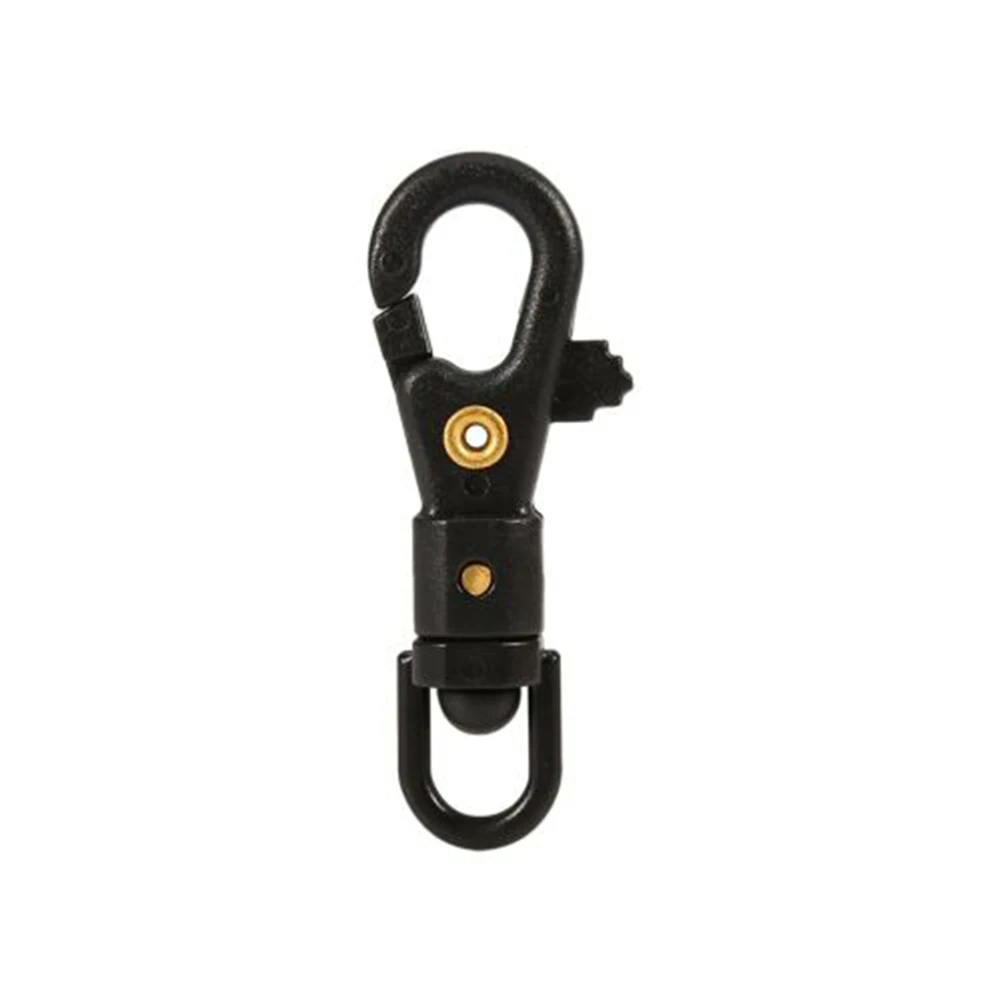 Clips Carabiner Black Buckle For Diameter 7 Mm Rope Key Chain 360 Rotation 4.5cm Accessories Portable Replacement