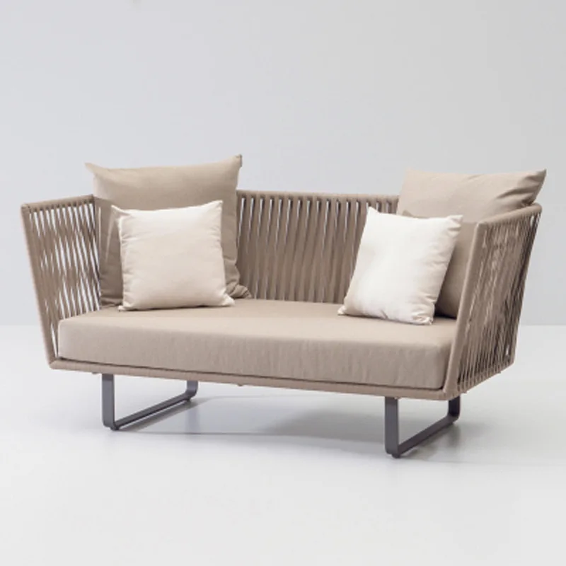 

Outdoor sofa courtyard combination villa balcony garden terrace rattan chair outdoor model room sun room rattan furniture