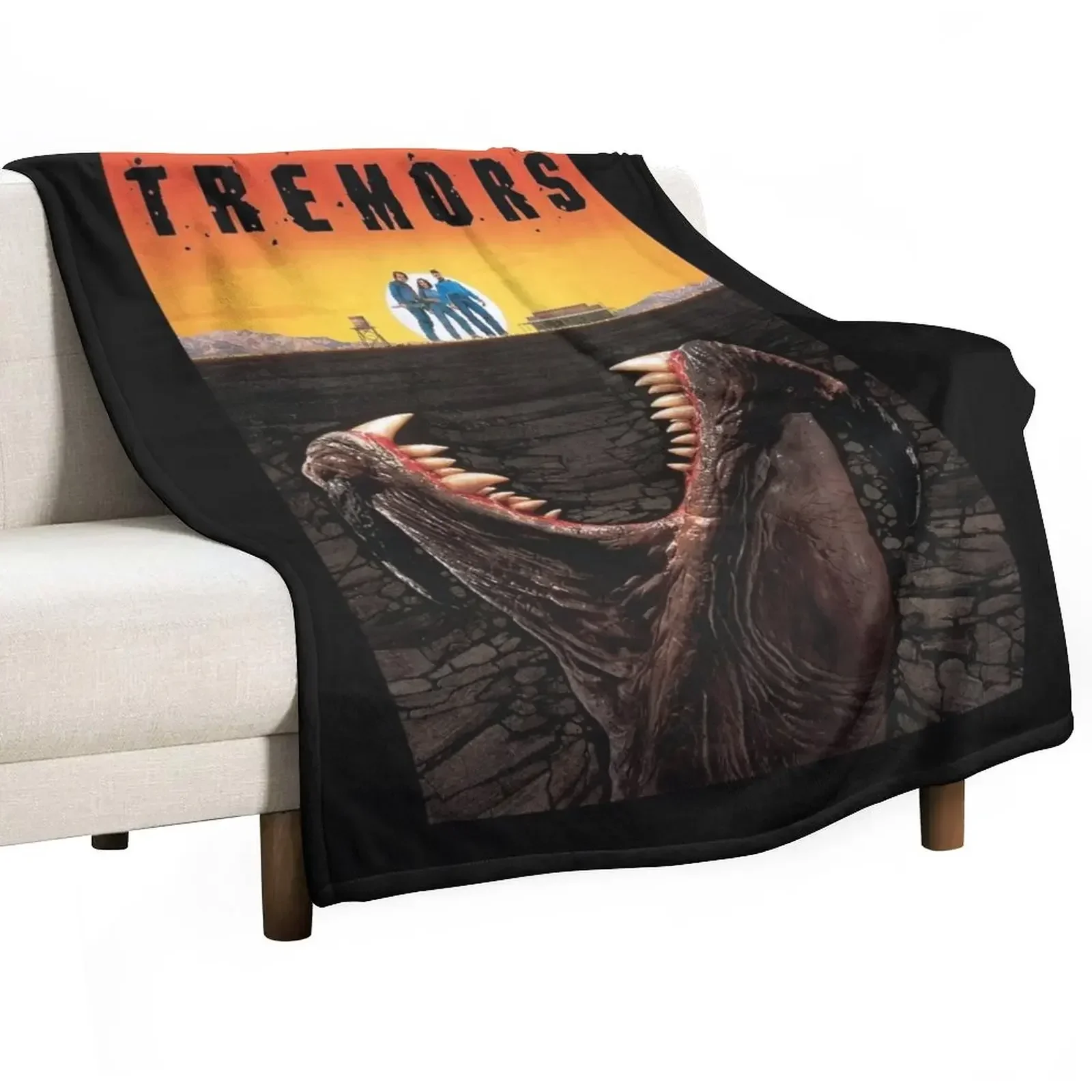 

Tremors Horror Movie Throw Blanket Heavy Weighted Stuffeds halloween Blankets