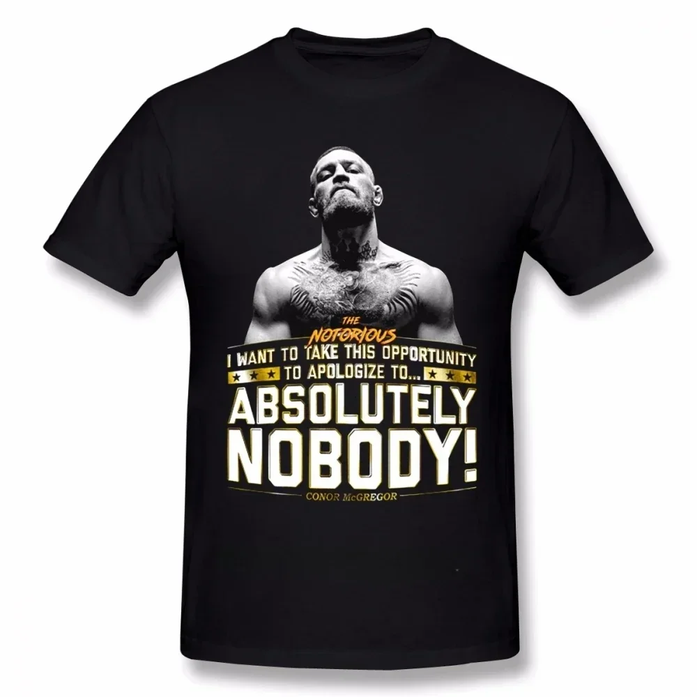 Guys Punk Designer Streetwear Awesome MA Conor McGregor King Featherweight T Shirt Boy Vintage Christmas Tee Shirt