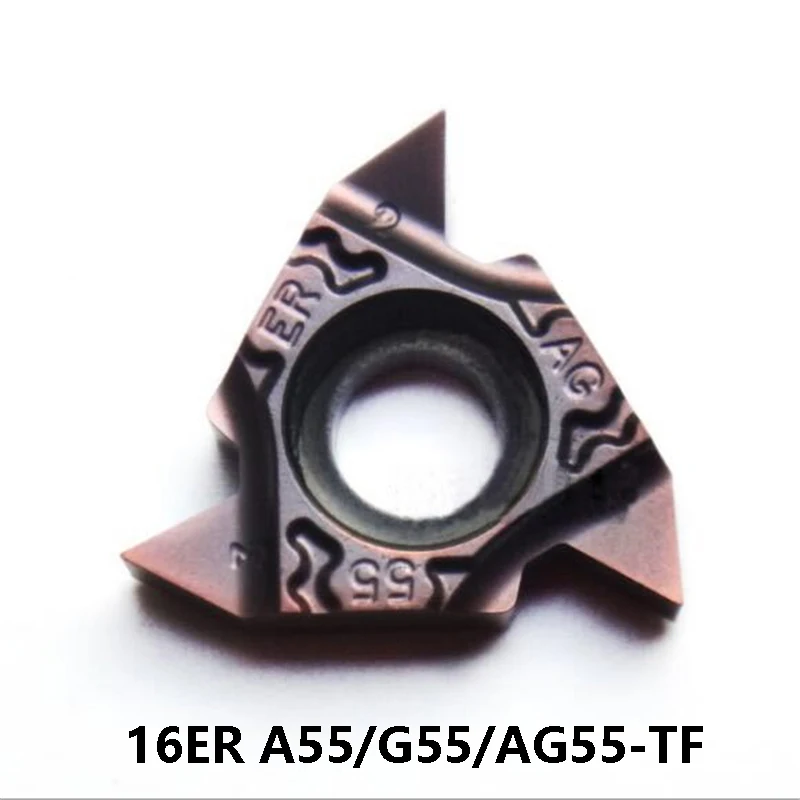 Original KYO 11IR 16ER 16IR A55 A60 AG55 AG60 G55 G60 TF PR1115 Threading Carbide Inserts 11 14 19 BSPT W Machine Lathe Cutter