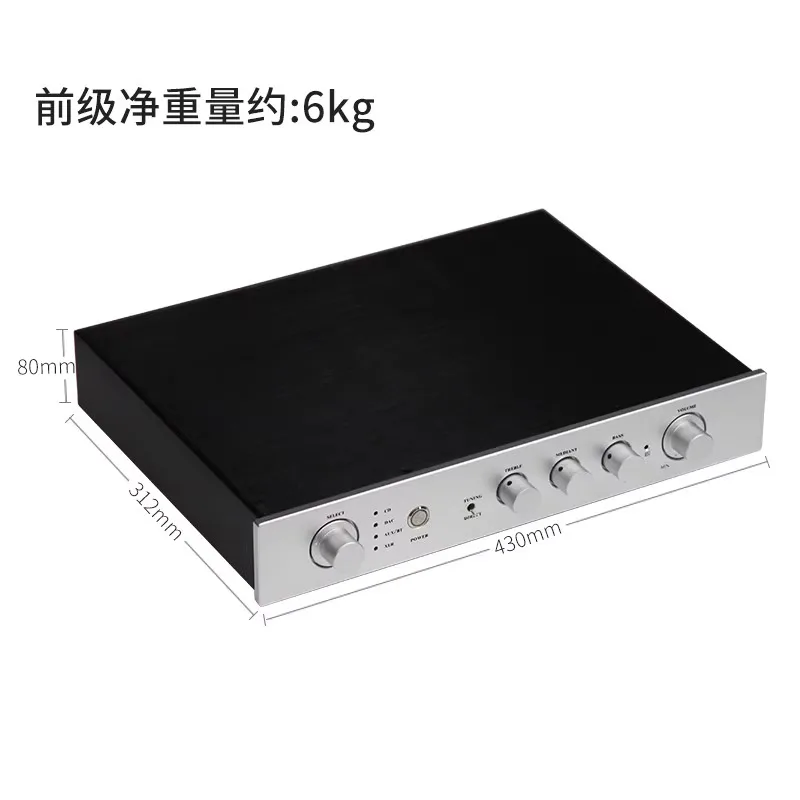 

Audiophile HiFi High and Medium Bass Pre-set, Ball Balance, Remote Control Bluetooth 5.1 Pre-Amplifier E300