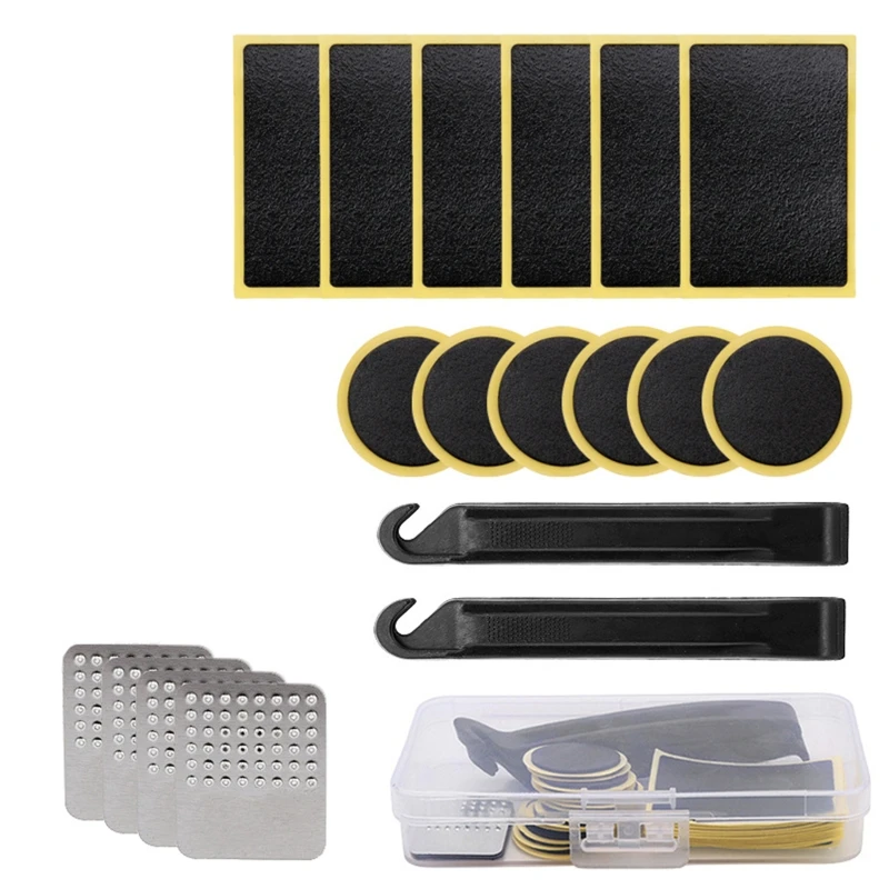 Tire Repair Stickers Patch Bike Cycling Tool Set Inner Tube Patching