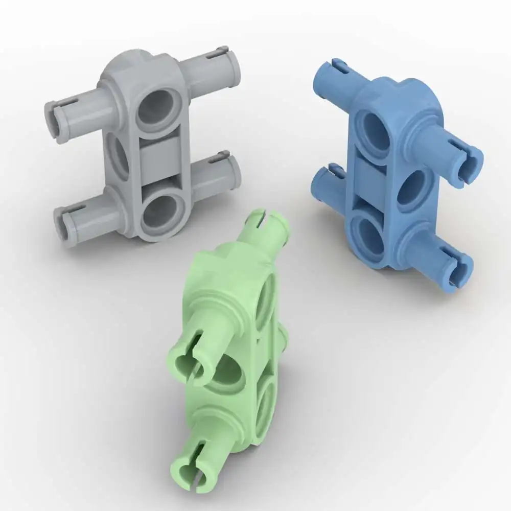 MOC 10 قطعة التراص 48989 3L مع 4 دبابيس الطوب دبوس موصل بديل بنة ألعاب مضحكة الكبار الفتيان هدية عيد