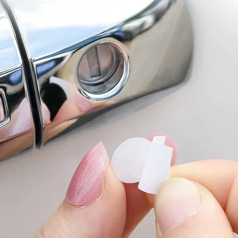 2/4/8 قطعة قفل باب السيارة ثقب المفتاح حماية ملصق قفل الباب ثقب غطاء ملصقات لشركة فيات أبارث باندا برافو بونتو كروما 500 595