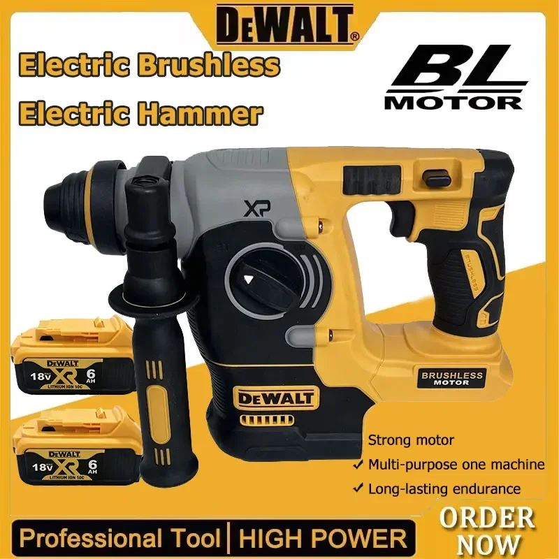 Dewalt Electric Brushless Hammer Multi-functional Electric Pickaxe Drill Industrial-grade Impact Drill High-power Impact Drill