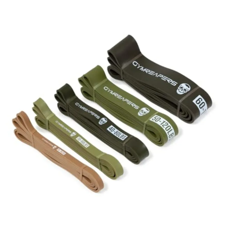 أربطة مقاومة للتمرين - مجموعة أربطة مساعدة مرنة قابلة للسحب لرفع الأثقال والمتمدد والوزن والقوي #1