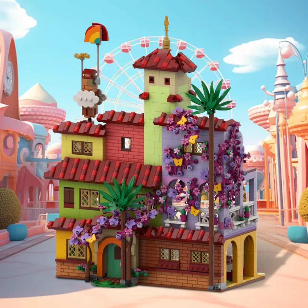 

MOC Movie Encantoed Madrigalss House Bricks Model Encantoed Madrigalss House Architecture Building Blocks Assembly Toys DIY Gift