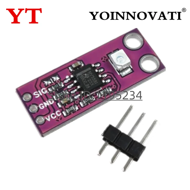 1-10PCS GUVA-S12SD UV Detection Sensor Module S12SD Light Sensor Electronic PCB Board Module 240nm-370nm WCMCU-GUVA-S12SD