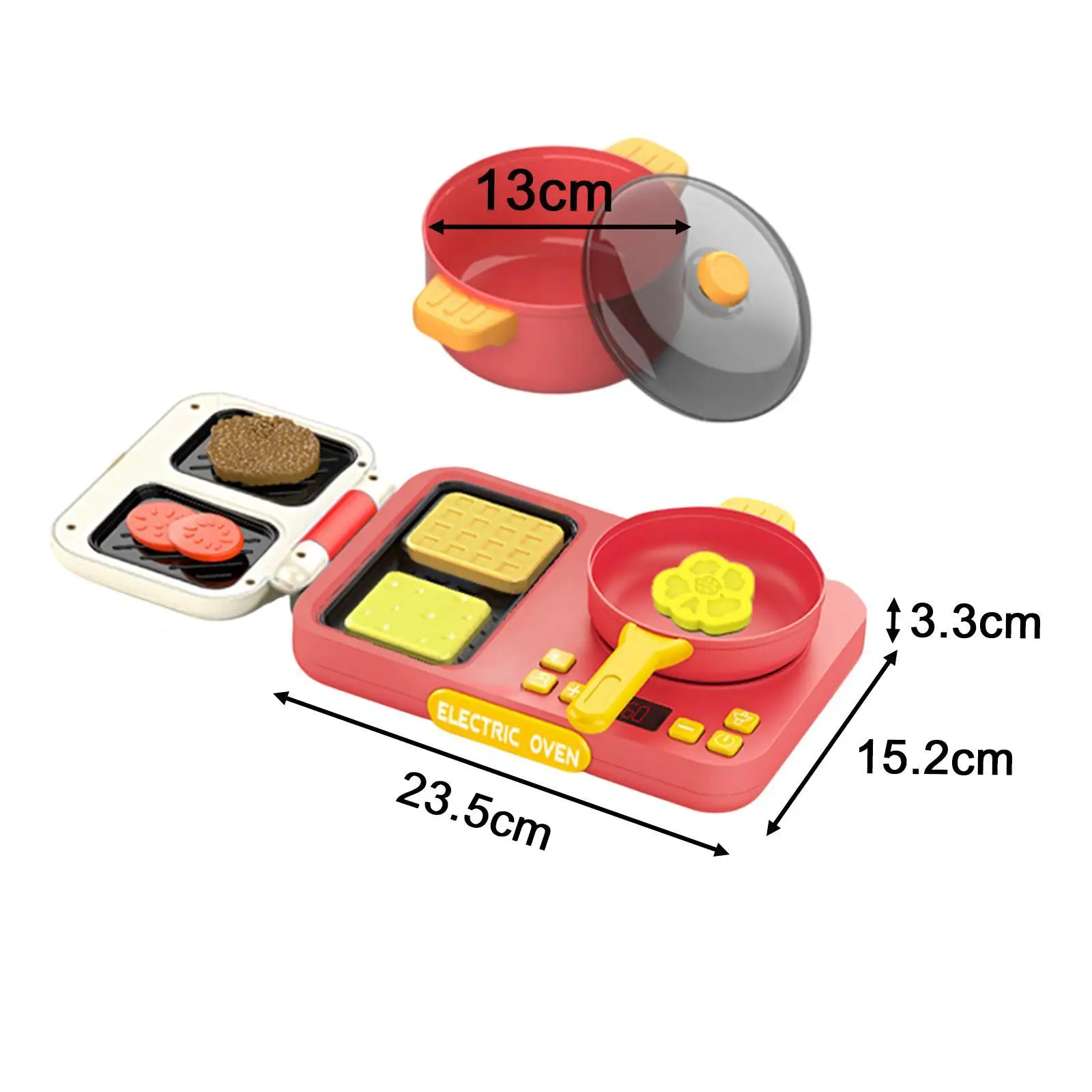 Keukenspeelset voor peuters Keukenspeelgoed Kookgerei Pot en pan Voorschoolse gebruiksvoorwerpen