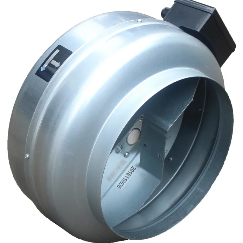 

Вентилятор осевой канальный с большим объемом воздуха для систем вентиляции, вытяжной вентилятор для туалетов, с лопастями из нержавеющей стали