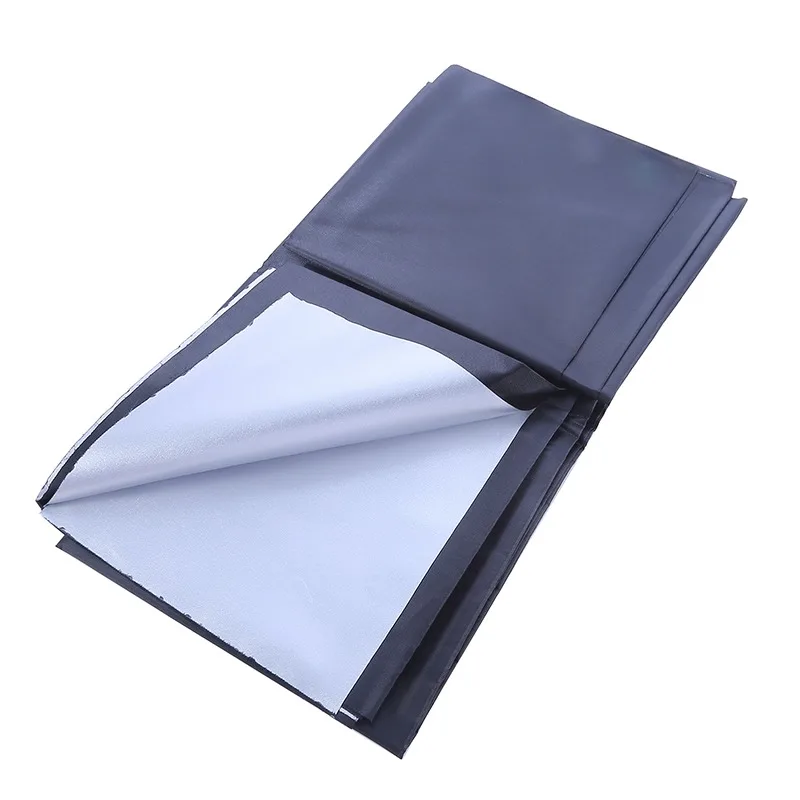 Portable Blackout Curtain Non-perforated Temporary Curtains Full-blackout Black Cloth Curtain Blocking Window Film Cloth