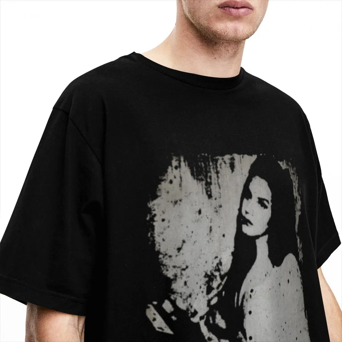 Lana Del Rey T Shirt Merch for Men Women 100% Cotton Leisure Round Collar Novelty Tee Shirt Short Sleeve Clothes Gift Idea