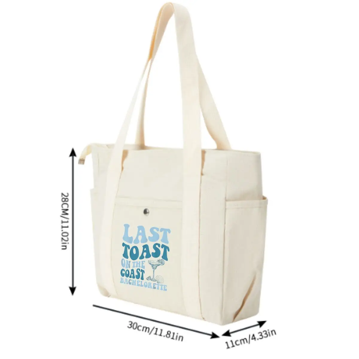 Coast Toast Capacity Canvas Tote Bags Work Commuting Carrying Bag  Shoulder Shopping Bag