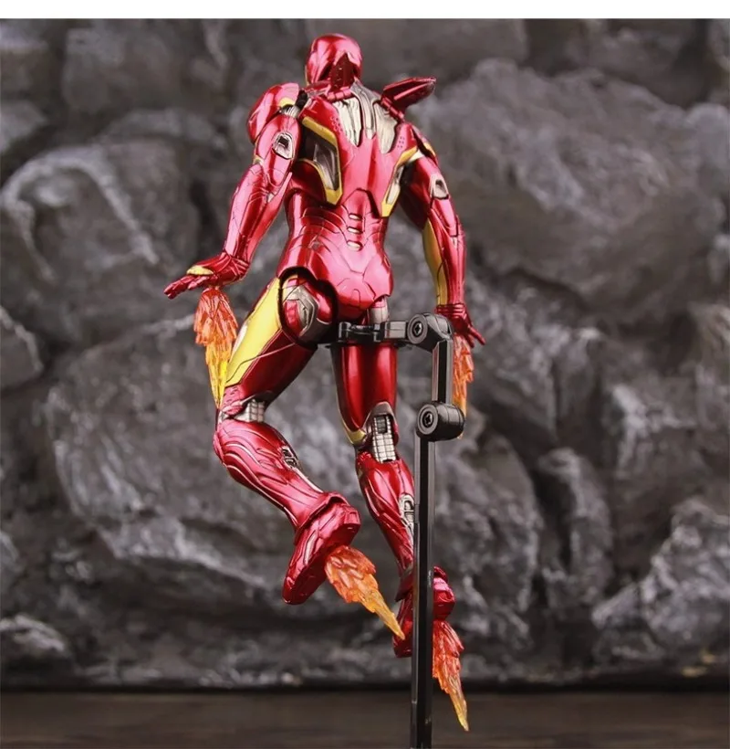 Super ! Figurine Iron Man MK85 Avengers - Statue de collection Marvel |   Jouet en boîte mystère |   Cadeau du Nouvel An pour les fans cosplay