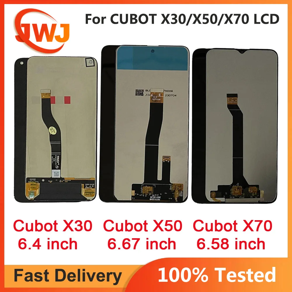 For Cubot X30 LCD Display Assembly Replacement For Cubot X50 LCD Screen New Tested DisplayTested cubot x70 lcd sensor repair