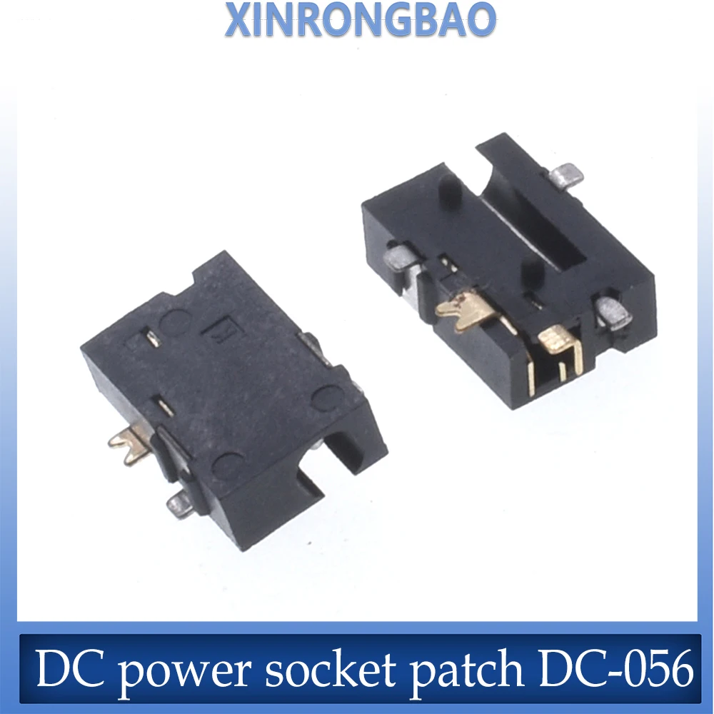 10PCS/Lot Female Connector Soldering ROHS DC-056 DC Power Socket DC056 2.5-0.7 MM 2.5X0.7MM SMD SMT 5PINS Tablet Power Sockets