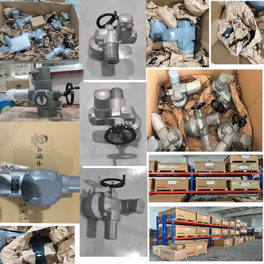 مشغل كهربائي متعدد المنعطفات من Auma SA/SAR/SAV/SAEX مشغل صمام مع صمام فرامل العلامة التجارية الصينية مورد مخزون Auma