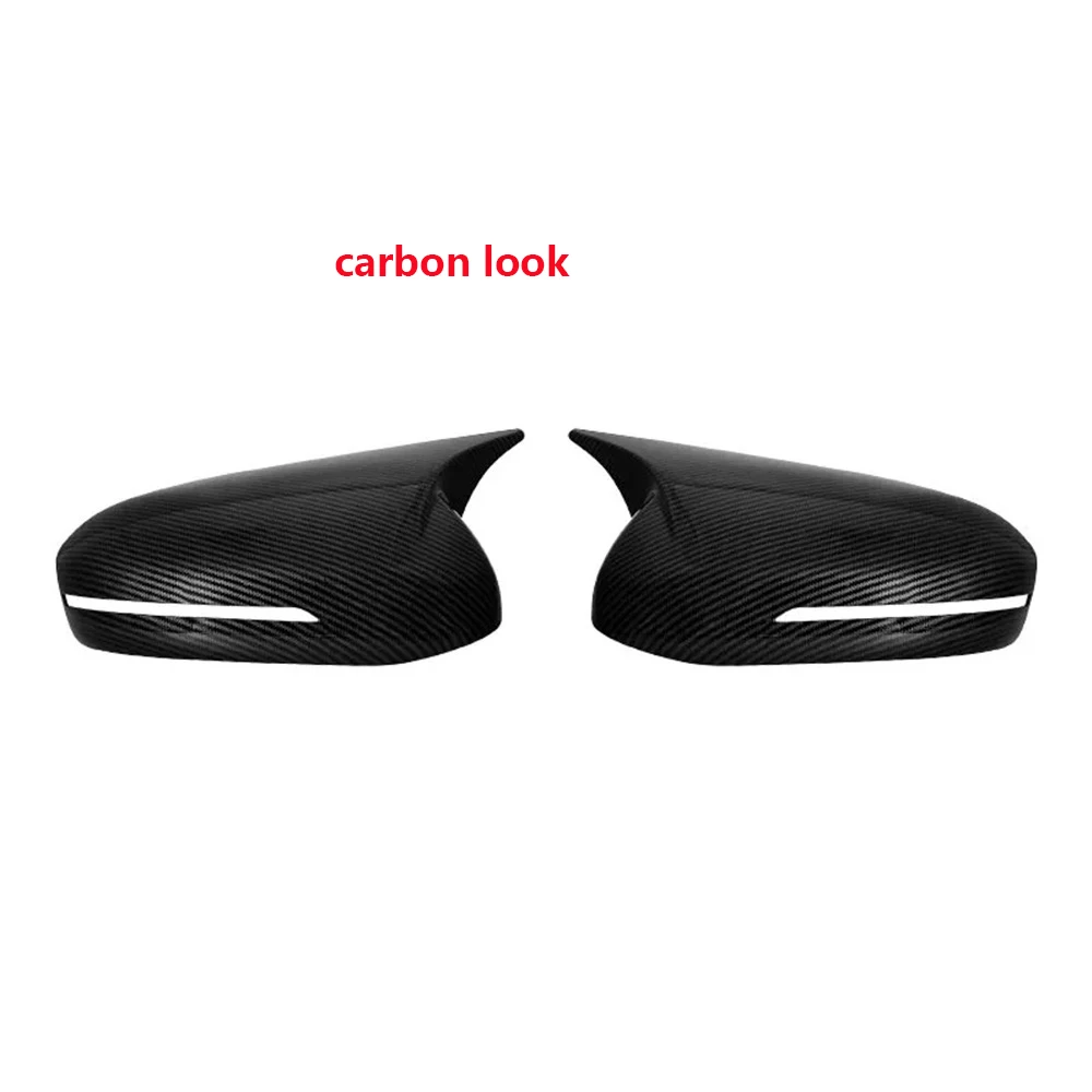 2 pcs glossy black Rear view Mirror Cover Side Door Mirror Caps Protector for KIA K5 Optima 2011 2012 2013 2014 2015