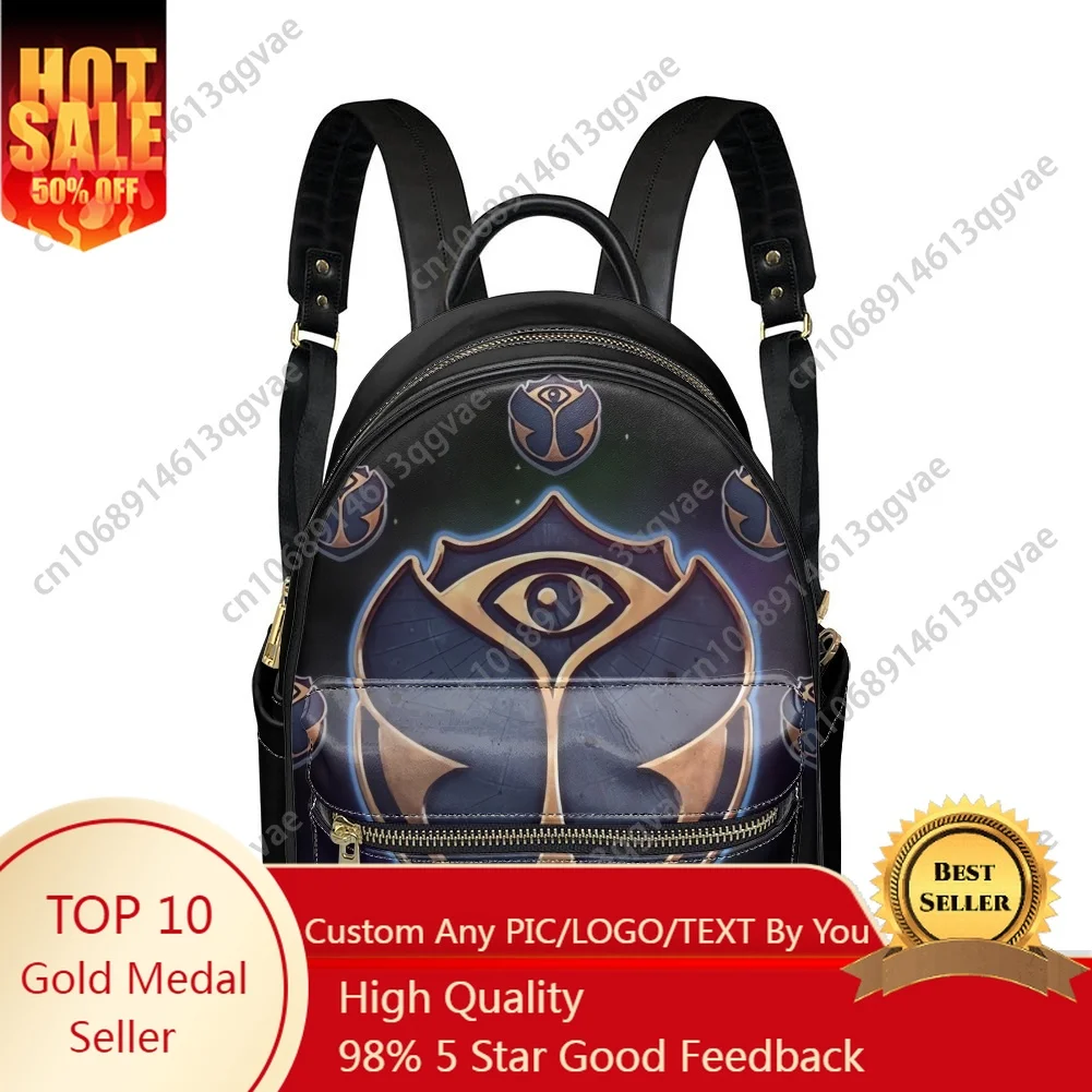 

Tomorrowland Flag Backpack Womens Men Personalized Double Shoulder Bag Business Travel Bookbag Rucksack Gift Daypack
