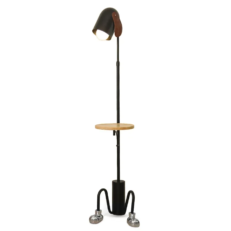 Full spectrum dog side floor lamp, decorative storage, modern wind dimmable light