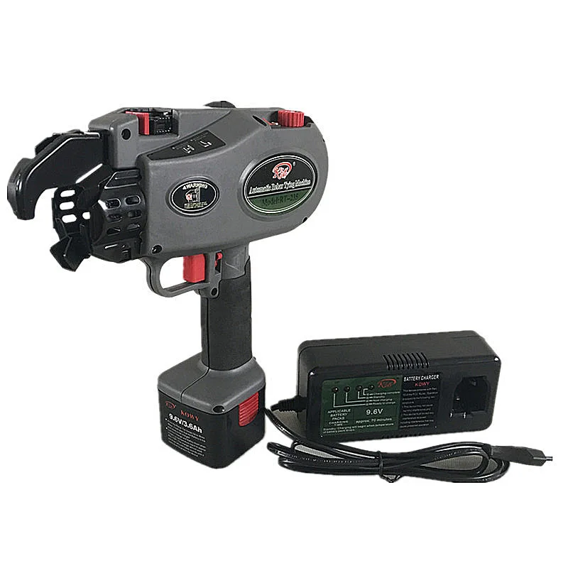 New Automatic Cordless Rechargeable Lithium Battery Electric Rebar Tying Machine Tool Set For Building Project Rebar Tier