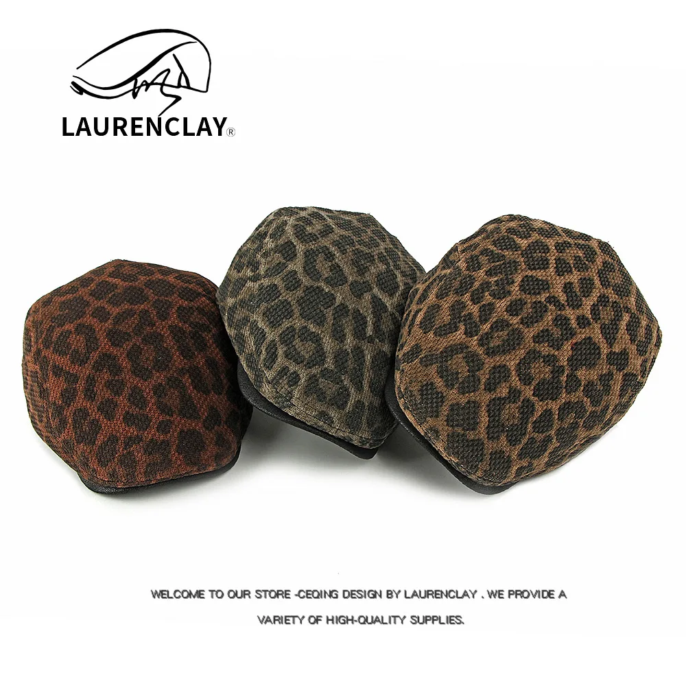 Autumn New Python-pattern Hat Women's Beret British Retro Forward Cap Men's Reversible Full-cover Peaked Cap