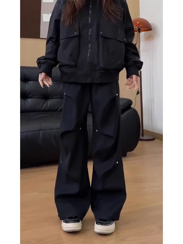 

Мужские тактические брюки Bla American Sle Rivet Folded Paratrooper Pants: весенний тренд, стильная рабочая одежда, повседневные расклешенные брюки в стиле вест-тайд