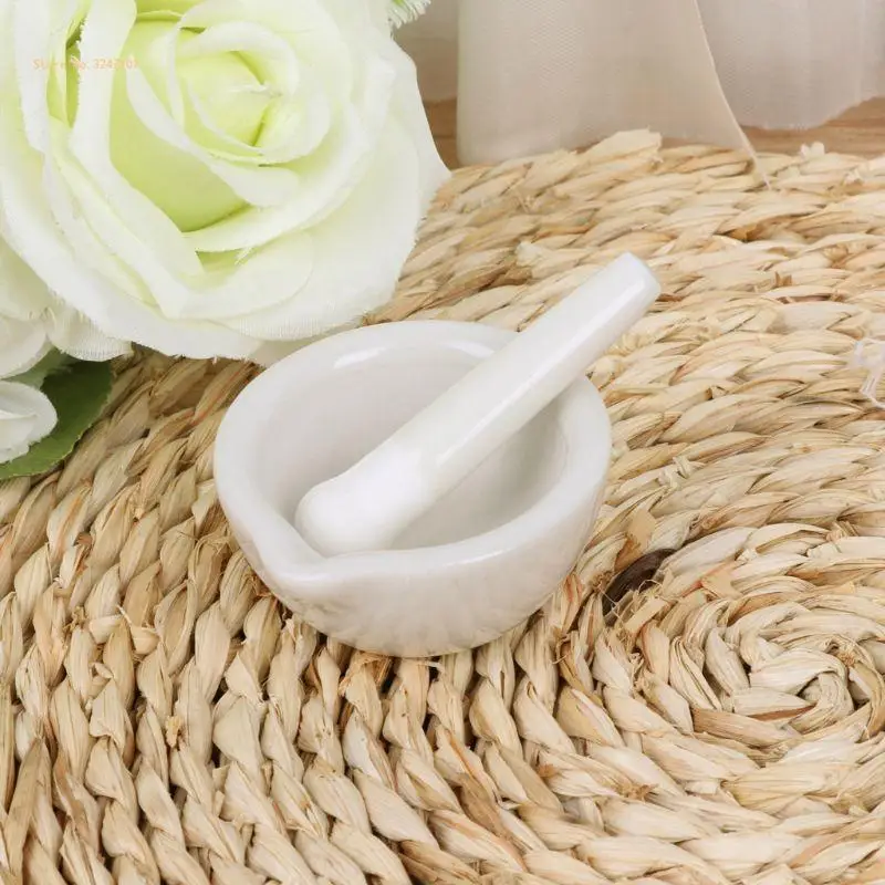 Porcelain Mortar and Pestle Guacamole Salads Nonporous Dishwasher Safe Dropship