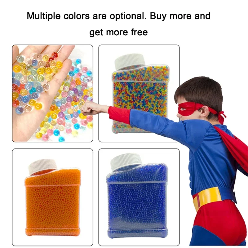 240000pcs 7-8mm Water Beads Gel Ball Electric Gun Polymer Crystal Soil Hydrogel Gel Polymer Growing Water Balls