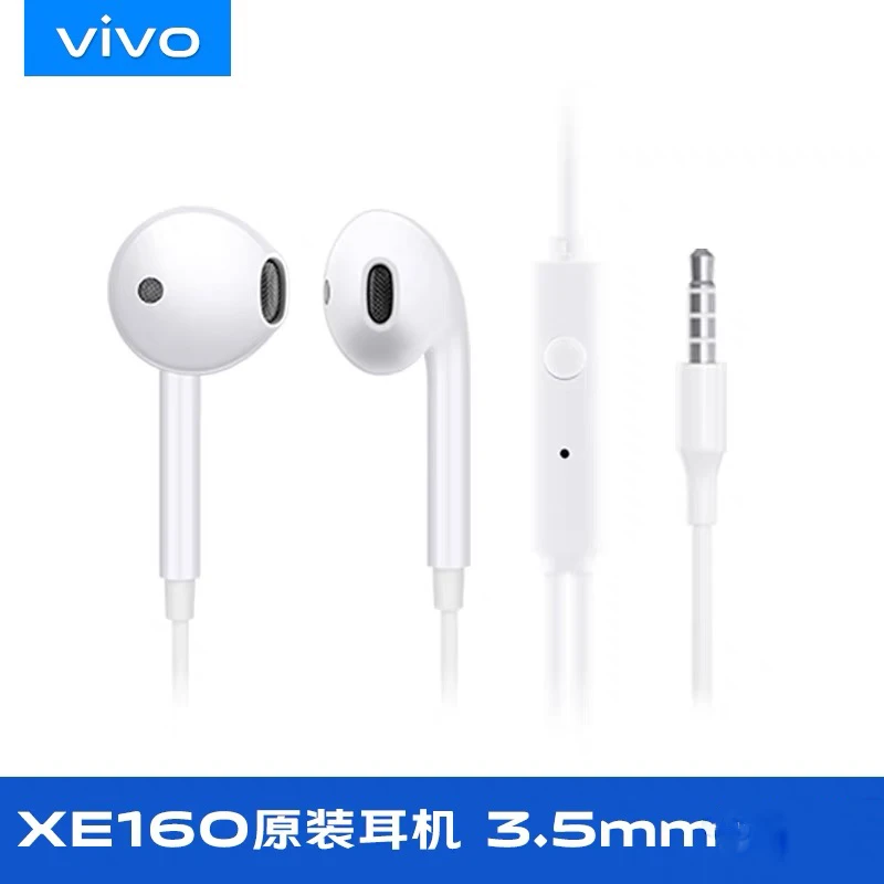 NEW XE160 Type C / 3.5MM Wired Earphone In Ear Hifi Sport Headphones With Mic For VIVO X21 X23 X30 Y17 Y20 Y20 X100 V27 Y23 S1