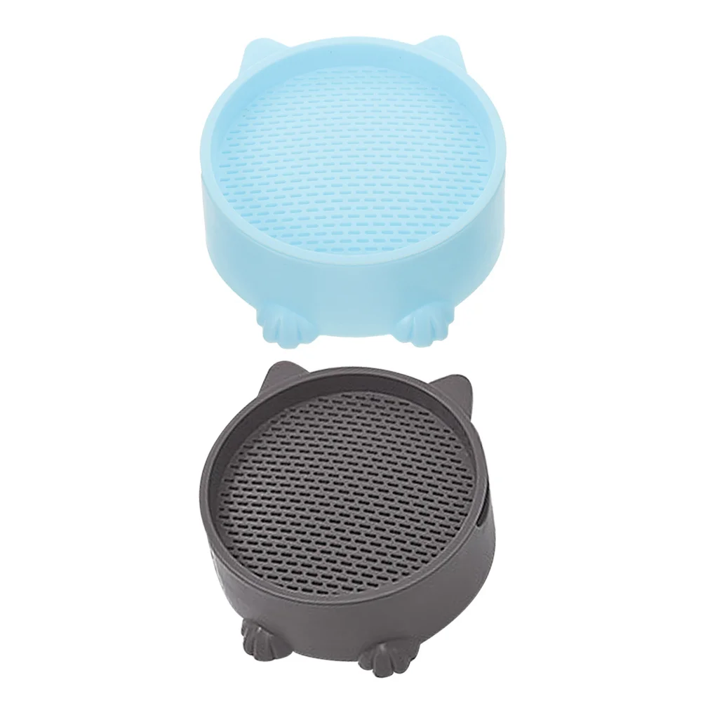 

2Pcs Cat Grass Planter Hydroponic Plastic Cup Soilless Desktop Plant Pot Nursery Tray Cat Grass Growing Kit for Indoor