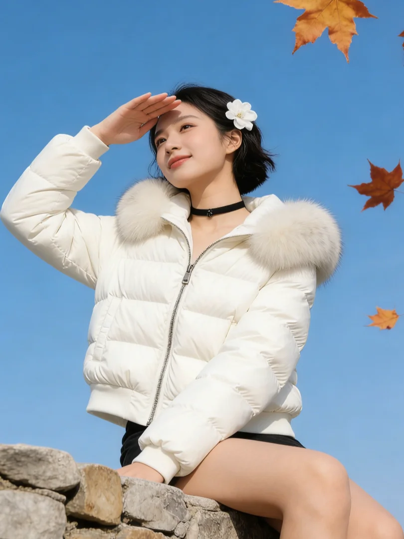 

Sli ort Thiened Cotton Bread Coat Warm Winter Outerwear Korean Sle Women's Casual Loose Fit Long Sve Zipper Jaet