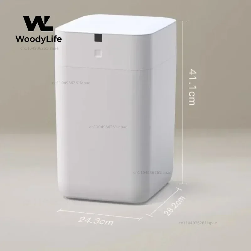 Intelligent Sensor Garbage Can Large Capacity Automatic Packing Garbage Bag Changing Waste Bins Living Room Kitchen Household