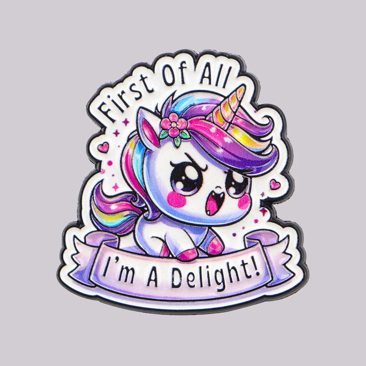 Kawaii Enamel Pin Rainbow Quote Brooch Pines Lapel Pins Badge on Backpack Clothing Accessories Funny Jewelry Friends Gifts