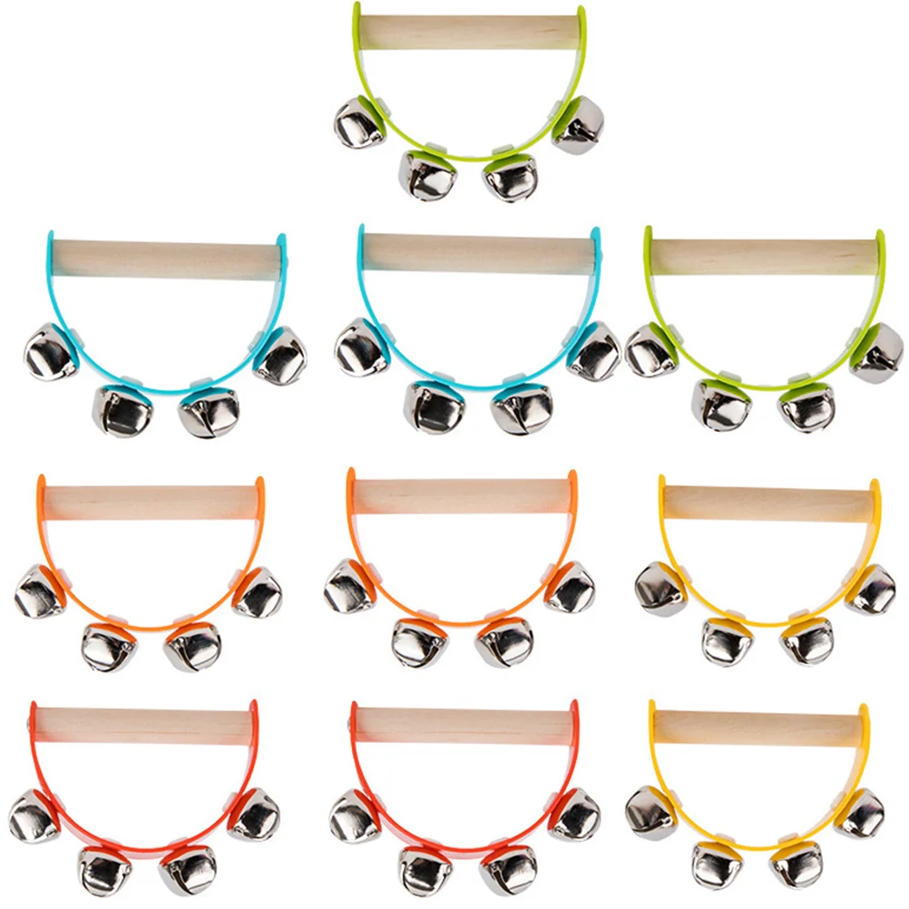 

Half Round Hand Bell Party Handbells Supply Professional Percussion Toy Kids Held Musical Instruments