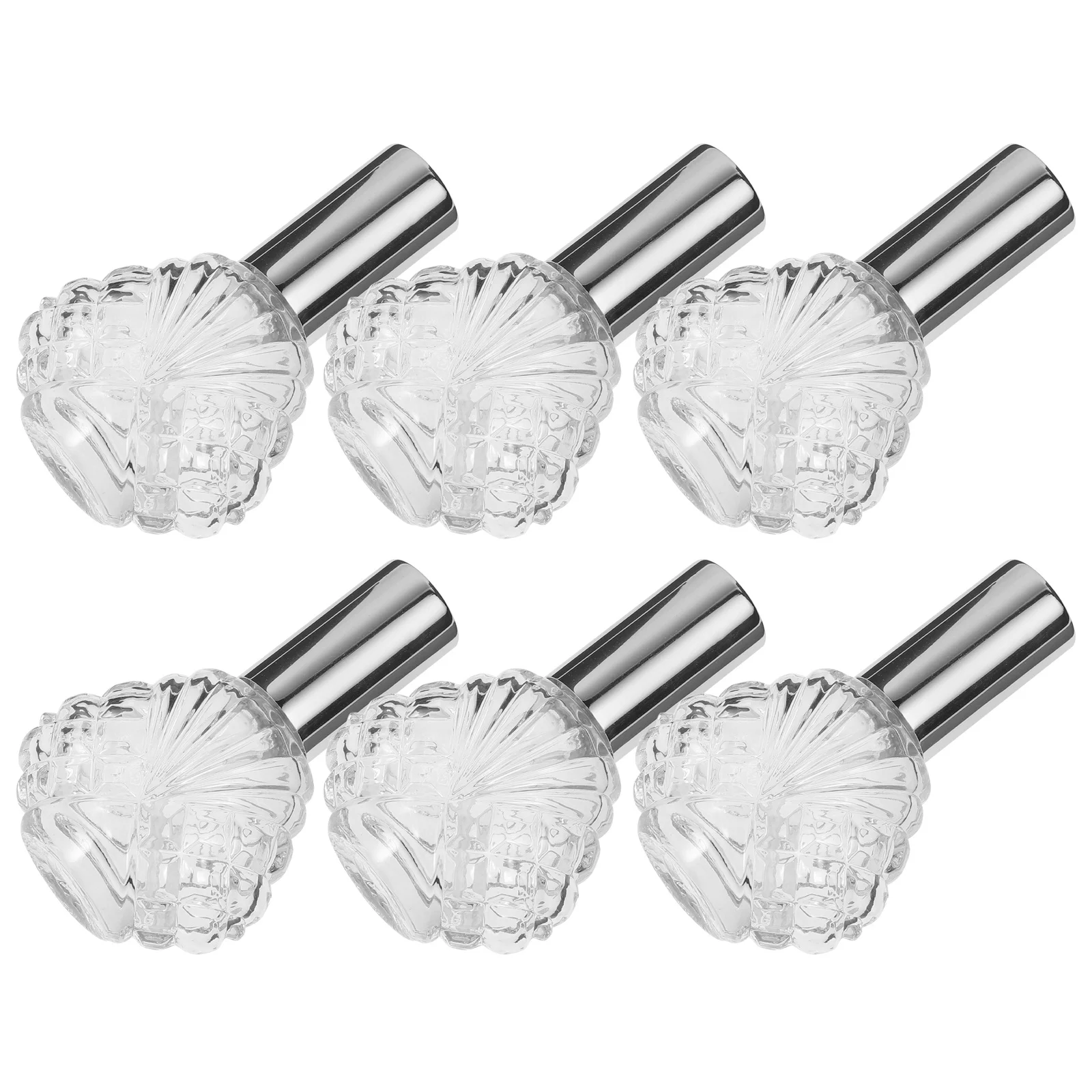 

6Pcs Perfume Sprayer Glass Bottle Travel Size Refillable Atomizer Small Spray Bottle for Cologne Essential Oil Vial