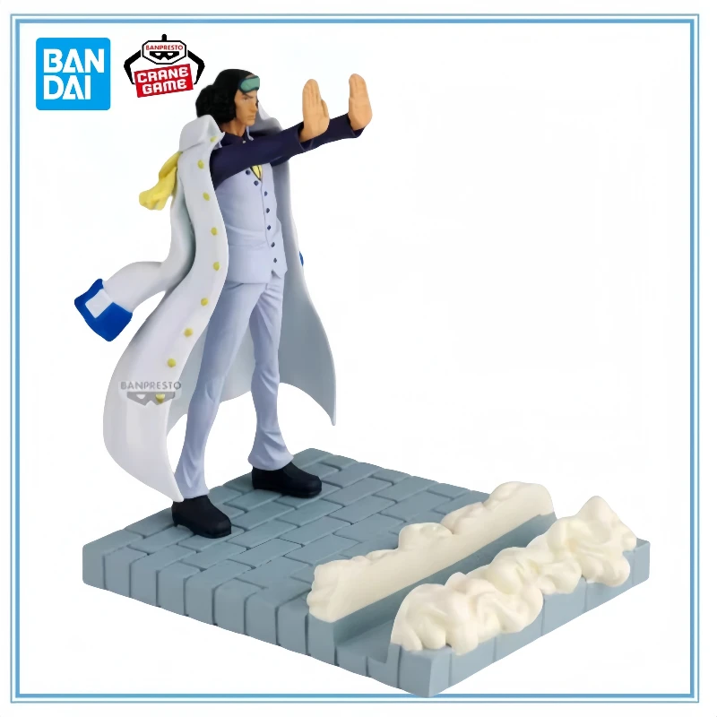 

BANDAI в наличии, натуральная коллекция Banpresto ONE PIECE FigLife Kuzan, серия, модель персонажа из мультфильма, украшение, подарки, игрушки