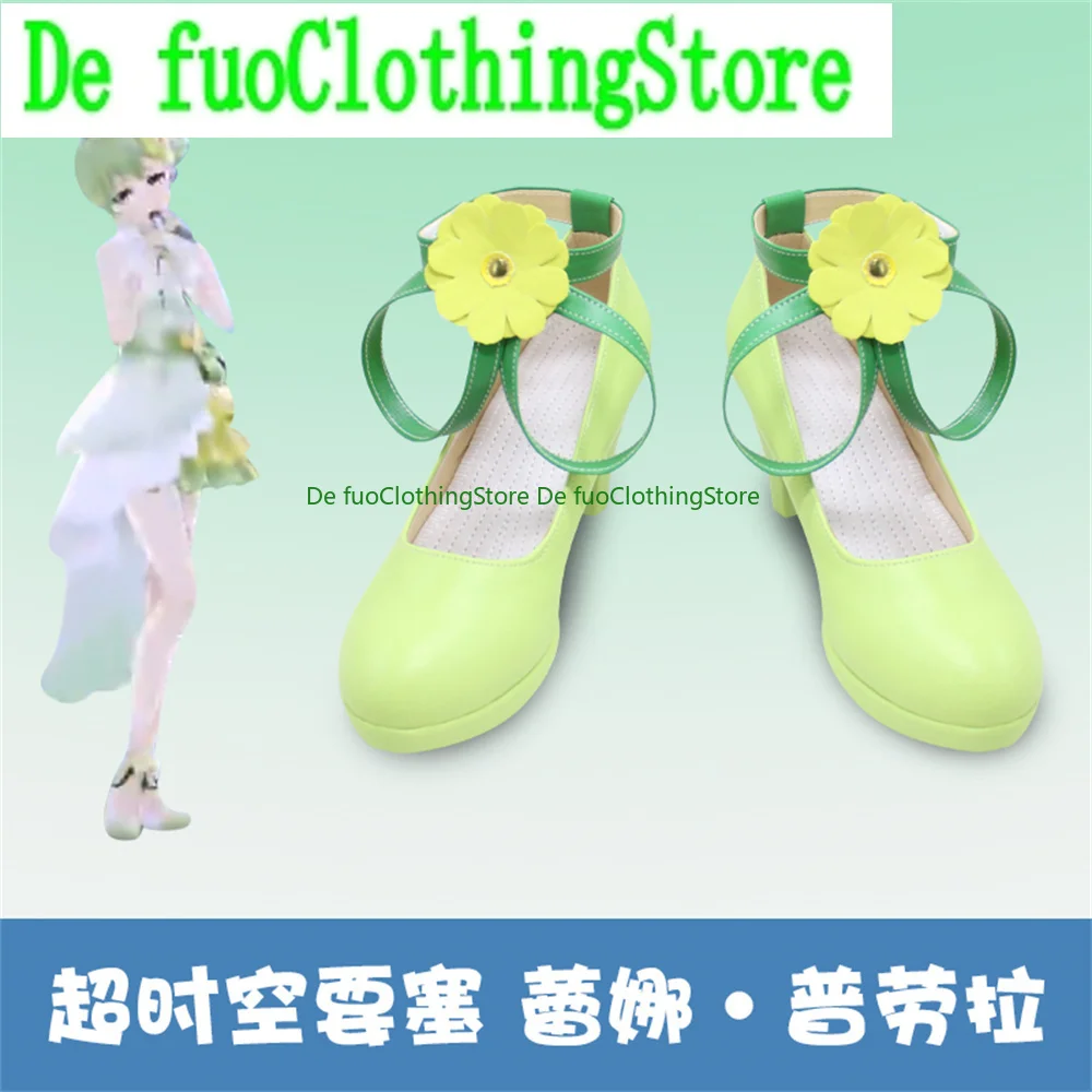 

Macross Delta Reina Prowler Cosplay Shoes Boots Game Anime Halloween DefuoClothing Shoes Store