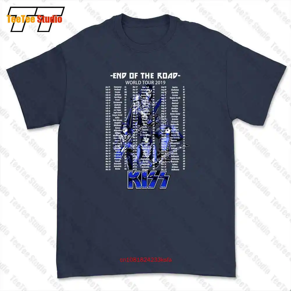 New Kiss 2019 End Of The Road World Tour T-shirt Tee VZD3