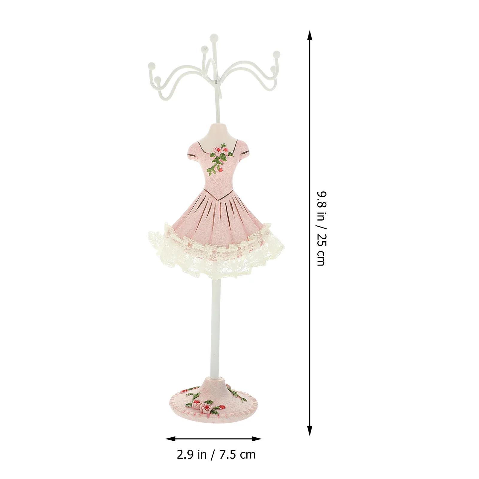 1Pcs Jewelry Storage Rack Premium Jewelry Display Stand Stable Earring Ring Necklace Organizer Shelf Display Stand