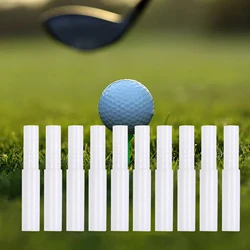 2023 HOT 10Pcs Plastic Golf Club Shafts Extension Extender for Carbon&Steel Rod Big-end Lengthened Fit Iron and Wood Shafts