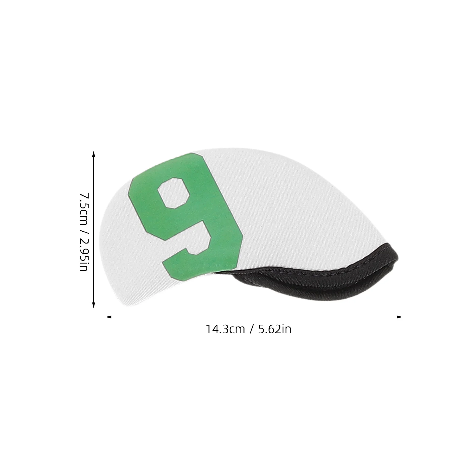 10 قطعة أغطية حديد من النيوبرين لرأس النادي لنوادي الجولف مرقمة حماية متينة مجموعة أغطية حديد الجولف المحمولة