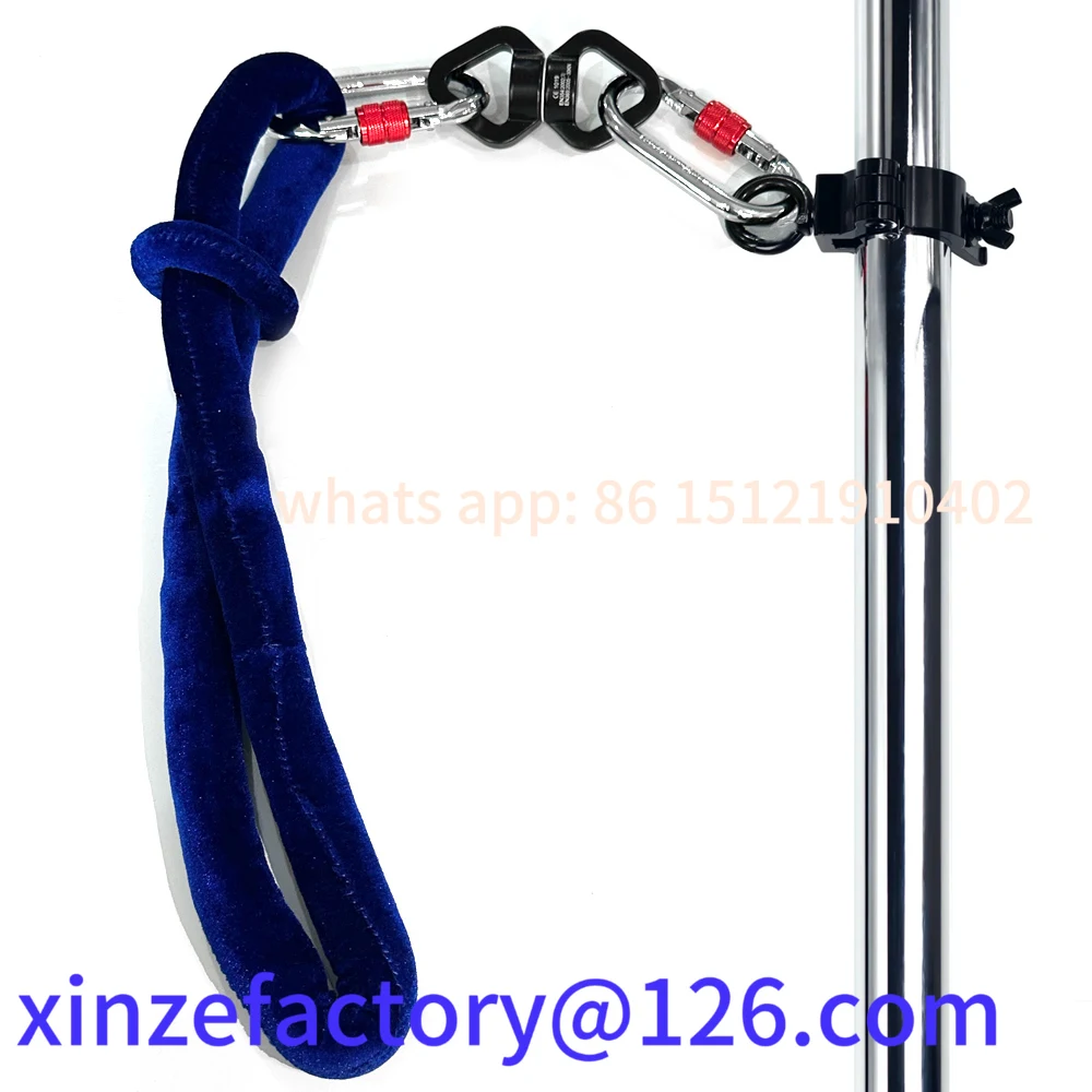 

Be suitable for hanging clamp Kit Swivel for Yoga Aerial Silks Acrobatic Fly Grip Pole Dance