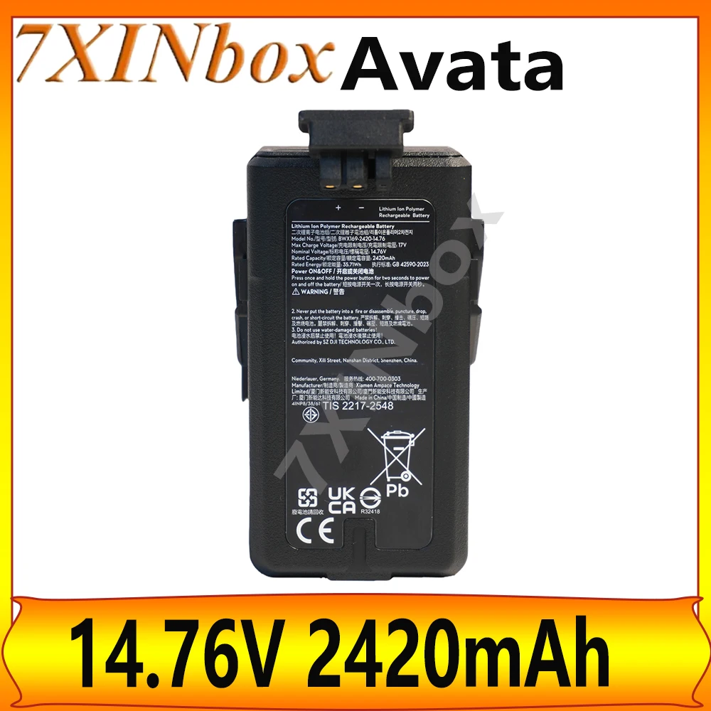 

7XINbox Original 2420mAh Battery Avata Intelligent Flight Drone For DJI Avata Combo FPV Drone Accessories