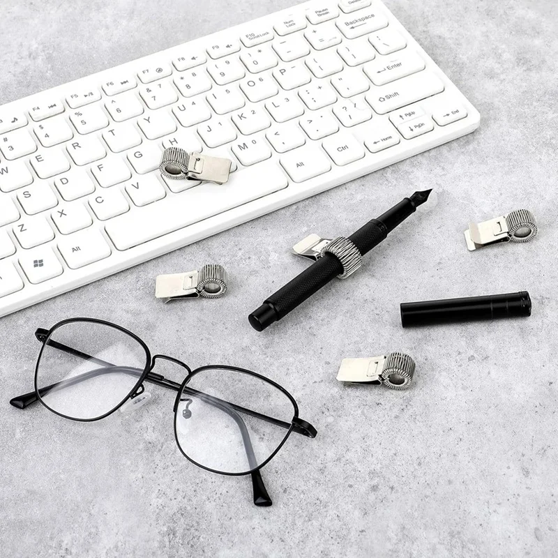 A35Q-Hard Hat Pencil Clip, Universal Adjustable Clipboard Pencil Holder Clip Holder Clip Organizer For Notebook