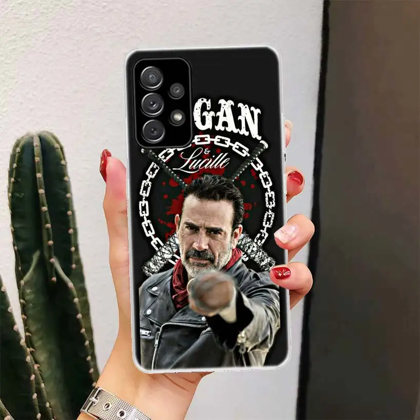 Negan The Walking Dead Phone Case for Samsung Galaxy A54 A53 A52 A14 A13 A12 A24 A23 A22 A34 A33 A32 A04S A03S A02S A42 A73 A72